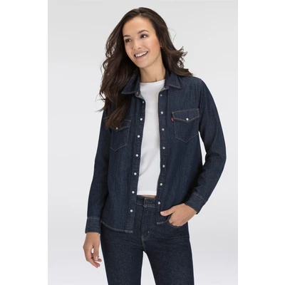 Abbildung von Levi&#039;s Iconic Western Hemdbluse, Damen, Größe: Medium, Play break