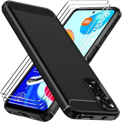 Abbildung von Panzer Schutz Glas für Xiaomi Redmi Note 11s Panzerglas, HD Displayschutzfolie, 9H Härte Schutzglas Schutzfolie, Frei von Kratzern, Ultra klar Panzerfolie 3 Stück
