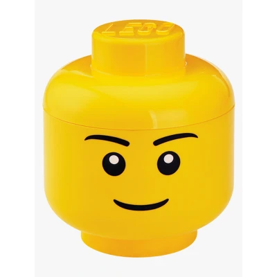 Abbildung von LEGO® Aufbewahrungsbox Kopf Junge ø 16x18,5 cm