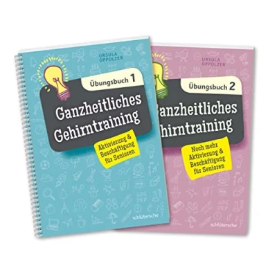 Abbildung von Ganzheitliches Gehirntraining Übungsbücher 1+2 im Set: Aktivierung &amp; Beschäftigung für Senioren