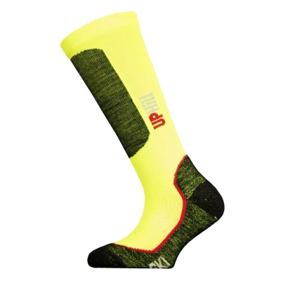Abbildung von Uphillsport SKI Halla JR Socken für Kinder, Größe: 27 30, Hi vis yellow