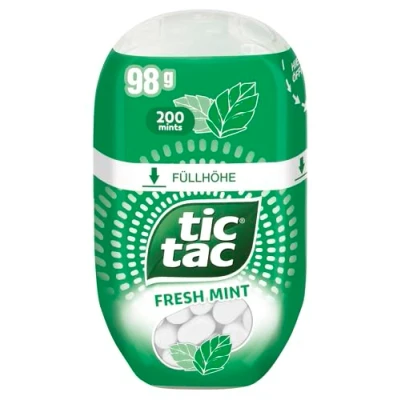 Abbildung von Ferrero tic tac fresh mint Dragees mit Minzgeschmack 1 x 98 g Packung