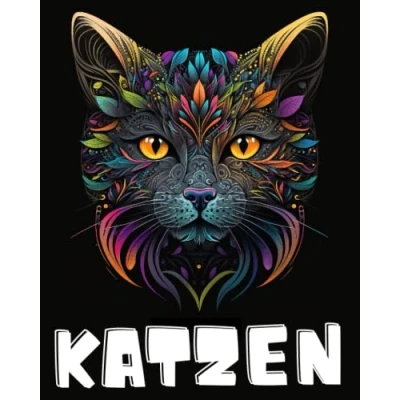 Abbildung von Katzen Mandala Malbuch: Ein Ausmalbuch mit über 50 einzigartigen Designs, zum Entspannen und Stressabbau, Malbuch für ... mal Abschalten Geschenk Katzenliebhaber