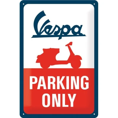 Abbildung von Nostalgic Art Blechschild 20 x 30 &quot;Vespa Parking Only&quot;