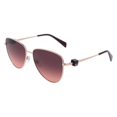 Abbildung von Liu Jo Damen LJ161S 770 Gläser SONNENBRILLEN Metall Gold Pilot Normal