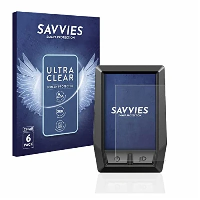Abbildung von Savvies 6 Stück Schutzfolie für Bosch Kiox Displayschutz Folie Ultra Transparent