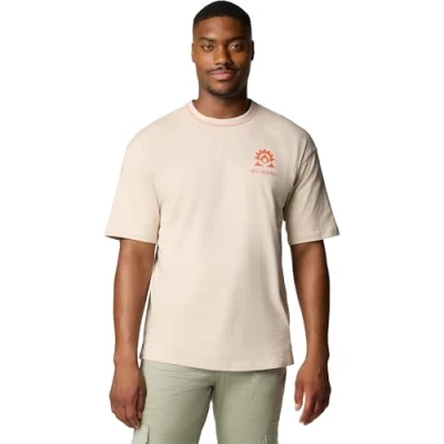 Abbildung von Columbia LANDROAMER CREW Tshirt print, Herren, Größe: XL, Dark stone
