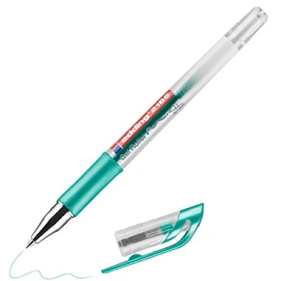 Abbildung von 10 x Edding Gelroller 2185 crystaljelly 0,7mm grün metallic