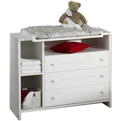 Abbildung von Schardt Eco Stripe Wickelkommode mit Wickelaufsatz