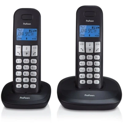 Abbildung von Profoon PDX 1120 DECT Telefon mit 2 Mobilteilen Schnurloses