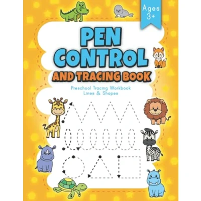 Abbildung von Pen Control And Tracing Book: Preschool Workbook / Pre Handwriting Practice (Tracing Books For Kids Ages 3 5) Pencil Workbook: Line ... Activity Book Kids,