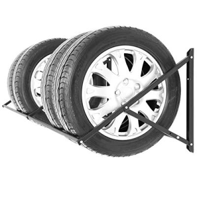 Abbildung von Stillerbursch Felgenbaum Reifenregal, Wandhalterung für Auto Reifen, 8 bis 225 mm Reifenbreite, gratis Versand, 1 tlg., massiv Stahl Profil, Reifenhalter Räder zur Wandmontage