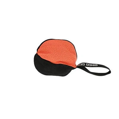 Abbildung von Dingo Gear Trainings Spielzeug Bäll 16 cm Schwarz Orange French Material Nylcott Training Spiel Apport IGP Obedience S02788