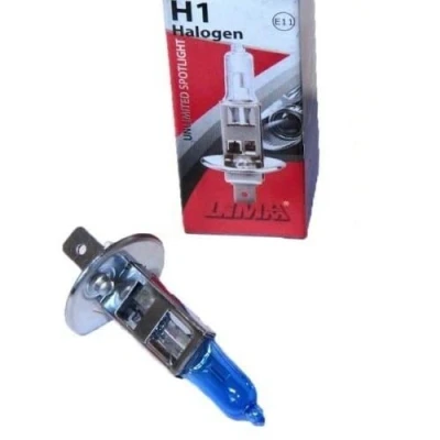 Abbildung von 1x Halogen H1 Scheinwerferlampe Birne 70W 24V Abblendlicht Fernlicht Glühlampen E Prüfzeichen Sockel P14,5s Xenon Weiß