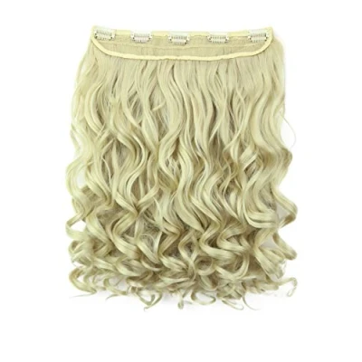 Abbildung von CAISHA 40cm 1 Teilig CLIP IN EXTENSIONS Sophia Haarteil Gewellt Hellblond C55