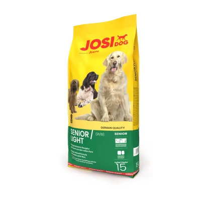 Abbildung von JosiDog Senior/Light (1 x 15 kg) Senior Premium Trockenfutter für ausgewachsene ältere wenig aktive Hunde leicht, ausgewogen &amp; gut bekömmlich Powered by JOSERA Hundefutter 1er Pack