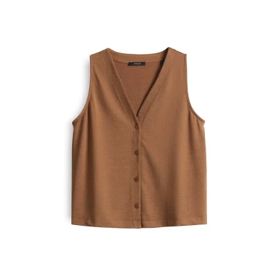 Abbildung von OPUS Regular FIT Weste, Damen, Größe: 38, Golden oak