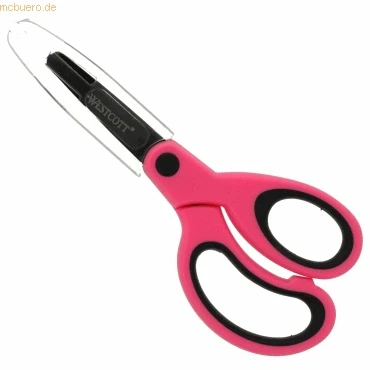 Abbildung von Westcott Kinderschere KidsNEON E 21564 00 runde Spitze 13cm pink