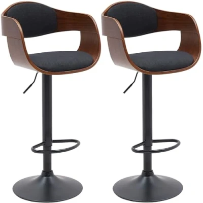 Abbildung von CLP Barhocker Kingston (2er Set), drehbar und stufenlos höhenverstellbar