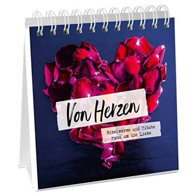 Abbildung von Von Herzen Aufstellbuch: Bibelverse und Zitate rund um Liebe