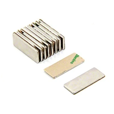 Abbildung von Klebstoff N42 Neodym Magnet Für Kunst, Handwerk, Modellherstellung 25mm x 10mm 1,5mm Dick 2,2kg Zug Süd Pack von 100