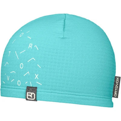 Abbildung von Ortovox Fleece Light Grid Beanie Ice Waterfall UNI Mütze
