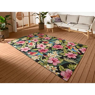Abbildung von HANSE Home Outdoorteppich &quot;Tropical Feeling&quot;, rechteckig, In &amp; Outdoor, Teppich, Wetterfest, Balkon, Garten, Wohnzimmer, Floral