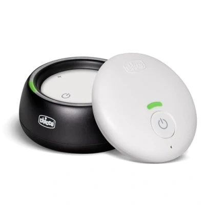 Abbildung von Chicco Audio Babyfon für Kleinkinder mit DECT Technologie und Bunten LED Lampen, Baby Monitor 300 m Reichweite, Sensibles Mikrofon, Sprachaktivierung, Smart Eco Modus, Lange Akkulaufzeit