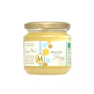 Abbildung von Josef Muhr Bio Akazienhonig, Honig direkt vom regionalen Imker, 250 g Glas