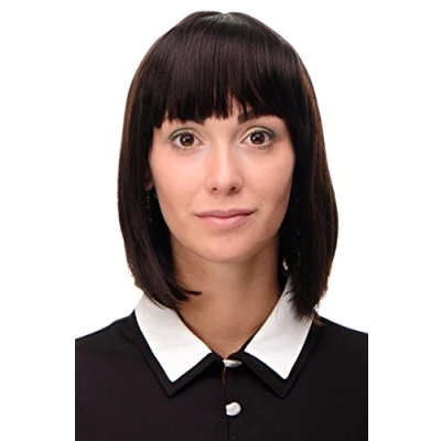 Abbildung von Wig ME UP 7803 2T33 Sexy Perücke Page Bob Braun Schwarzbraun Mahagonibraun Mix glatt Frauenperücke Bobfrisur 25 cm