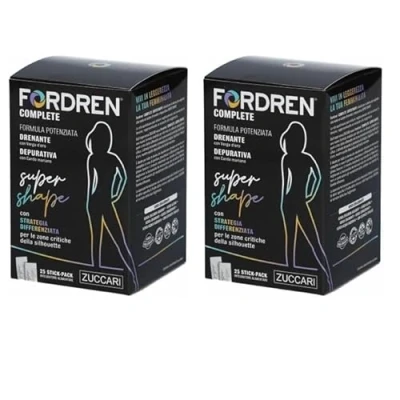 Abbildung von Zuccari Fordren Complete Super Shape Drenante Depurativo Anti Cellulite, 25x10ml