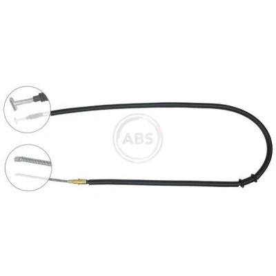 Abbildung von A.B.S. K17987 Handbremsseil 1400 Trommelbremse für Links /Rechtslenker