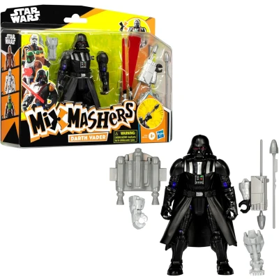 Abbildung von Star Wars MixMashers Darth Vader individualisierbare Mix and Match Deluxe Action Figur &amp; Accessoires