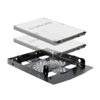 Abbildung von Delock Einbaurahmen 3.5 &amp;gt 2 x 2.5 HDD Ramme 3,5 bis 2,5 sortieren