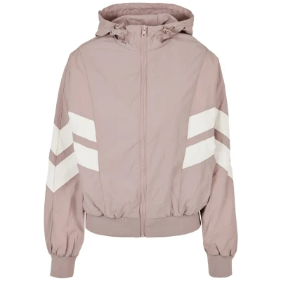 Abbildung von Urban Classics Trainingsjacke, Damen, Größe: 3XL, Duskrose/whitesand