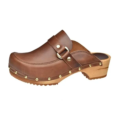Abbildung von Sanita Lillen OPEN Clogs, Damen, Größe: 37, Brown Schuhe