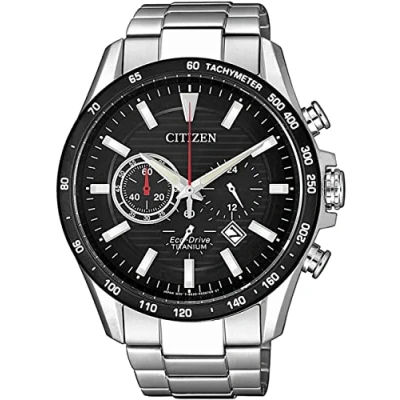Abbildung von Citizen Quarzuhr CA4444 82E Eco Drive Titanium Chronograph 43mm 10ATM