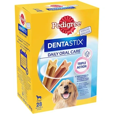Abbildung von Hundefutter Dentastix Mehrfachpackung maxi Pedigree