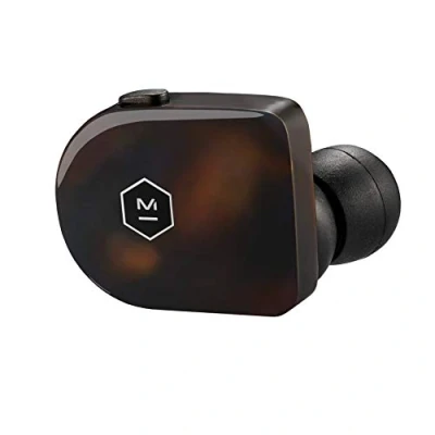 Abbildung von Master &amp; Dynamic MW07TS True Wireless Kopfhörer (3,5h Akkulaufzeit pro Ladung, Edelmetall Ladecase, IPX4) Tortoise Shell