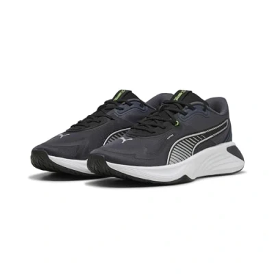 Abbildung von Puma PWR Hybrid Unisex Trainingsschuh, Größe: 39, Galactic gray/black/green glare Schuhe