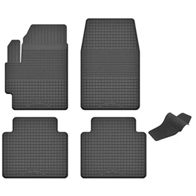 Abbildung von Gummimatten mit Tunnel kompatibel Toyota Prius III (Bj. 2009 2015) ideal angepasst 5 Teile EIN Set