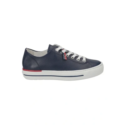Abbildung von Paul Green Damen, Frauen Low Top Sneaker,schnürschuhe,schnürer,Plateausohle,Halbschuhe,straßenschuhe,Strassenschuhe,Blau (JA),37.5 EU / 4.5 UK