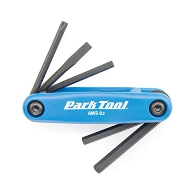 Abbildung von Park Tool aws 9.2 Faltbare Hex Schlüssel und Schraubendreher Set Werkzeug Blau