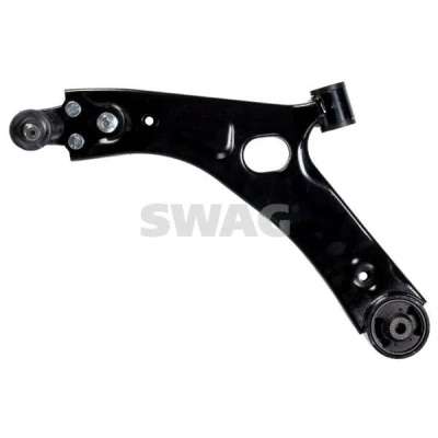 Abbildung von SWAG 33 10 7247 Querlenker mit Lager Vorderachse links, unten Stahlblech HYUNDAI: ix35, Tucson, KIA: Sportage III