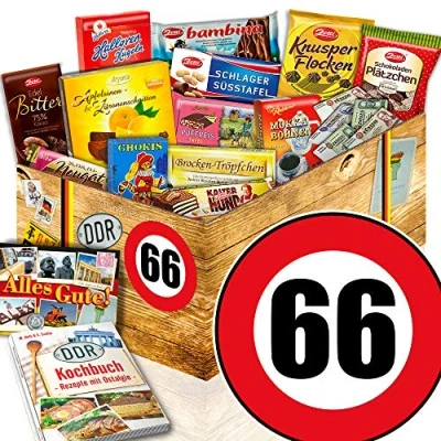 Abbildung von Geschenkset 66. Geburtstag/DDR Paket/Geschenke zum Geburtstag