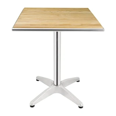 Abbildung von Bolero Eschen Tischplatte, quadratisch, 720 x 600 mm, für Restaurants, Bars, Cafés, gewerbliches Esszimmer