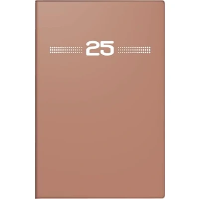 Abbildung von rido/idé Taschenkalender Modell partner/Industrie I (2025), 2 Seiten = 1 Woche, A7, 144 Seiten, Kunststoff Einband, caramel