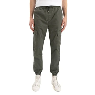 Abbildung von DeFacto Herren S9874AZ Sweatpants, Khaki, 36 32