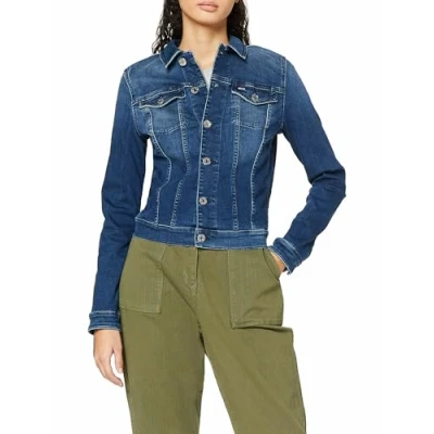 Abbildung von Tommy Jeans Vivianne SLIM Trucker Jeansjacke, Damen, Größe: Small, Denim