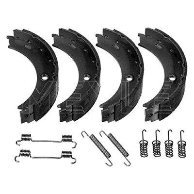 Abbildung von MEYLE 014 042 0402/S Handbremsbeläge Hinterachse ORIGINAL Quality mit Feder MERCEDES BENZ: Sprinter 4 T Pritsche/Fahrgestell, Kastenwagen